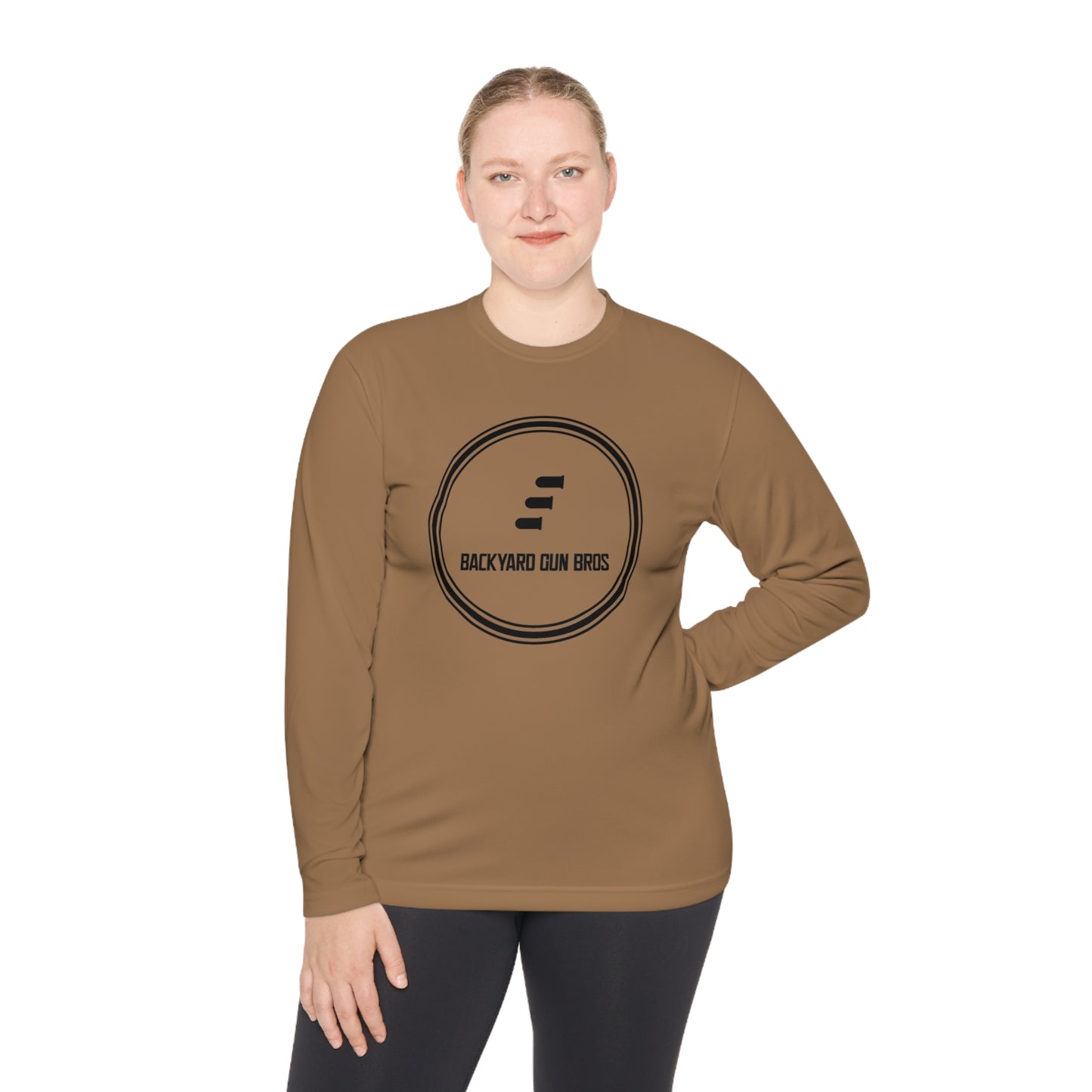Unisex Lightweight Long Sleeve Tee | YouTube Black Logo!