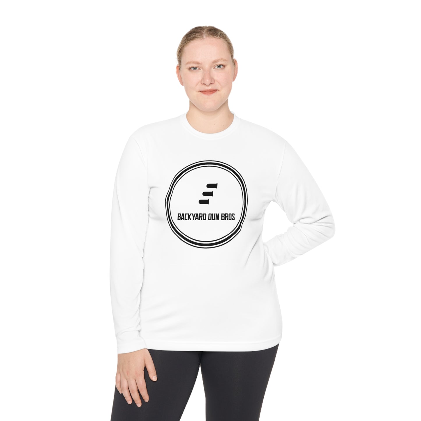 Unisex Lightweight Long Sleeve Tee | YouTube Black Logo!