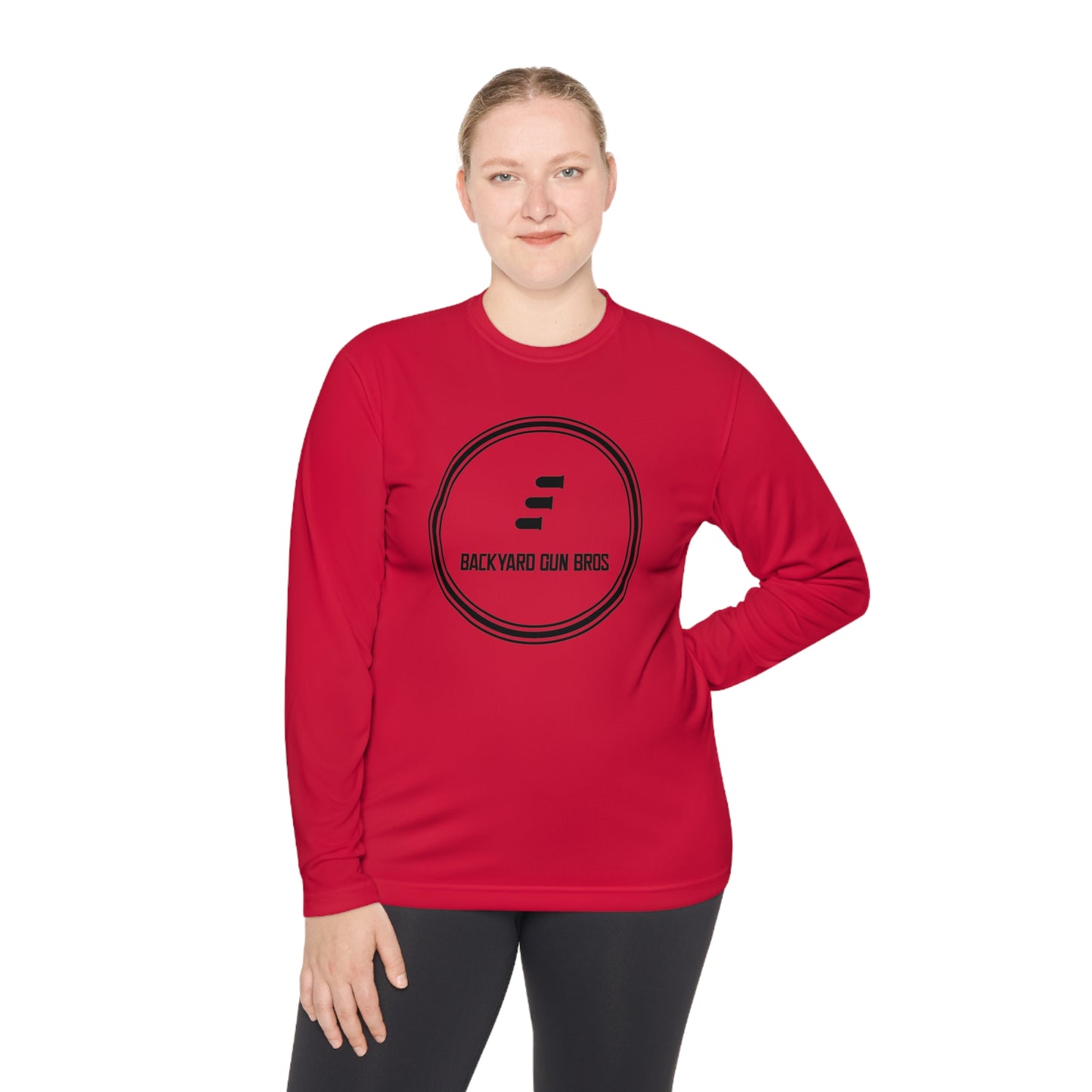 Unisex Lightweight Long Sleeve Tee | YouTube Black Logo!