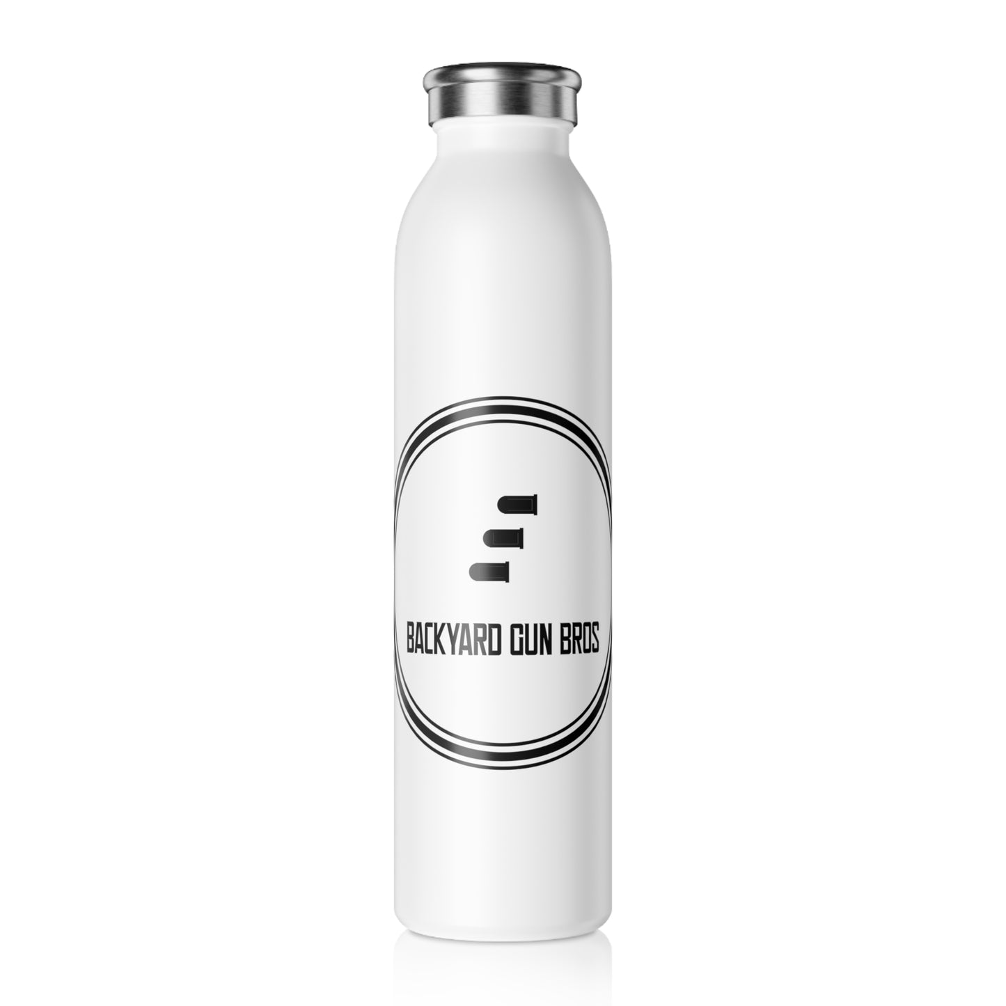 20oz Slim Water Bottle | YouTube Black Logo!