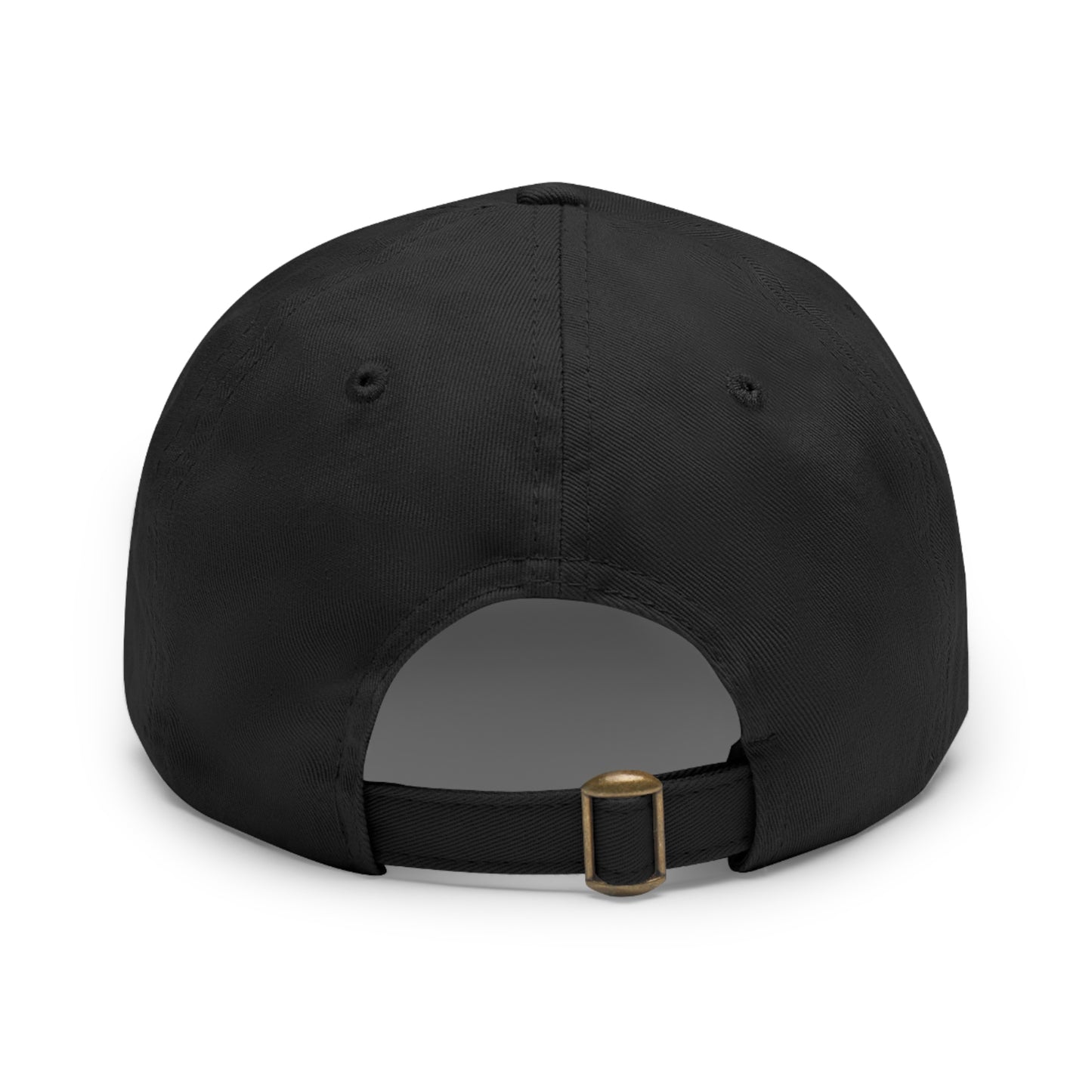 Dad Hat with Leather Patch (Round) | YouTube Alternate Logo