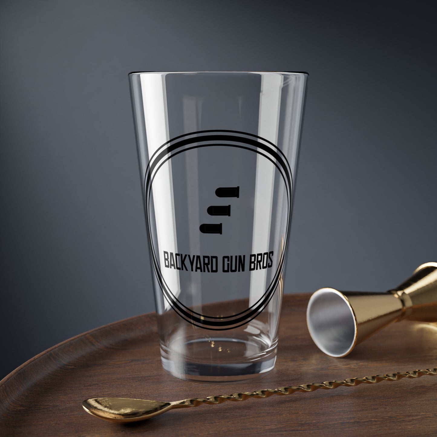 16oz Pint Glass | YouTube Black Logo!