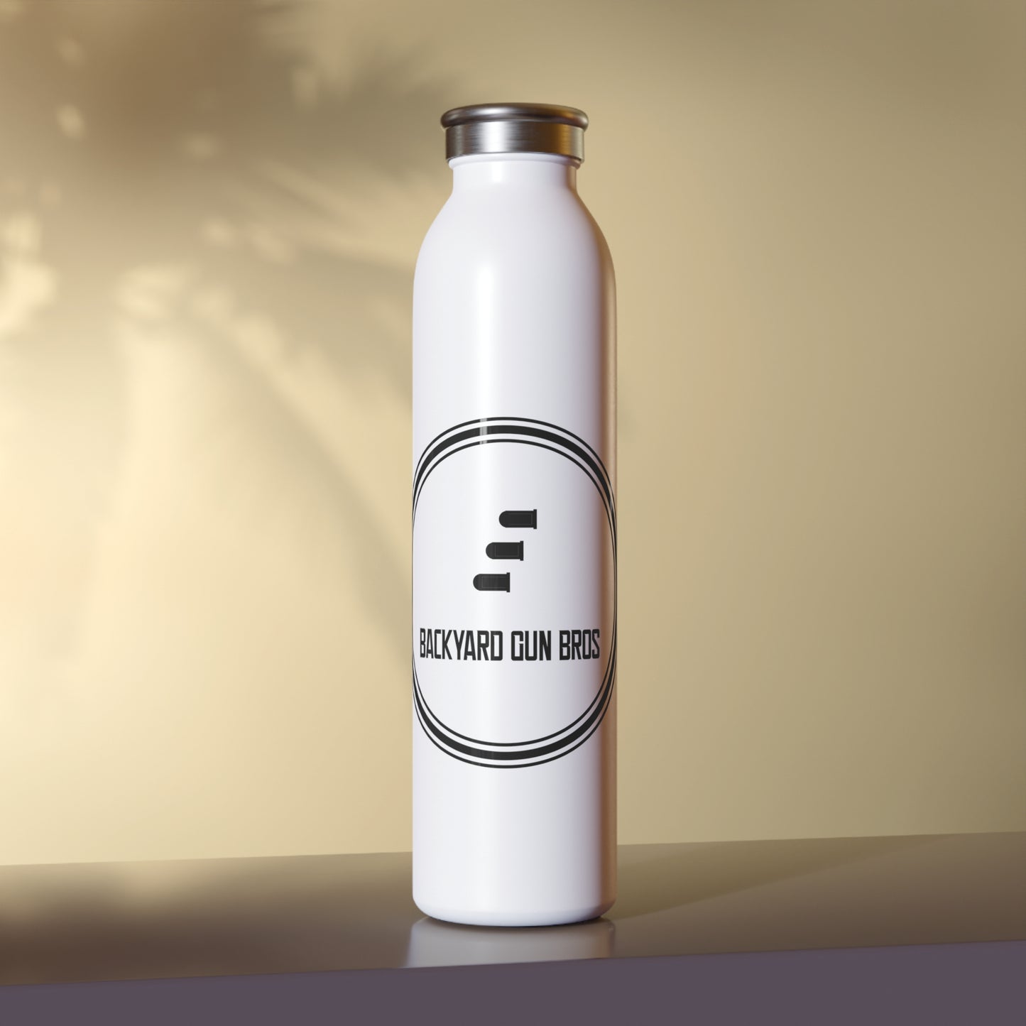 20oz Slim Water Bottle | YouTube Black Logo!