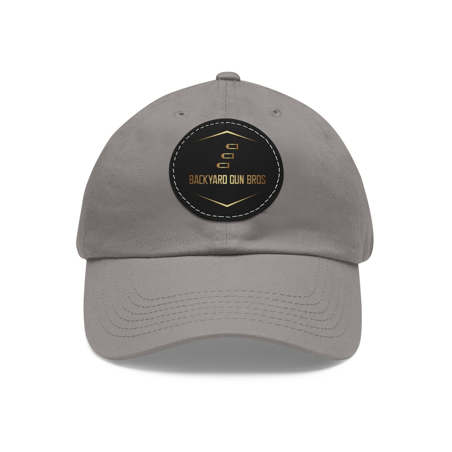 Dad Hat with Leather Patch (Round) | YouTube Alternate