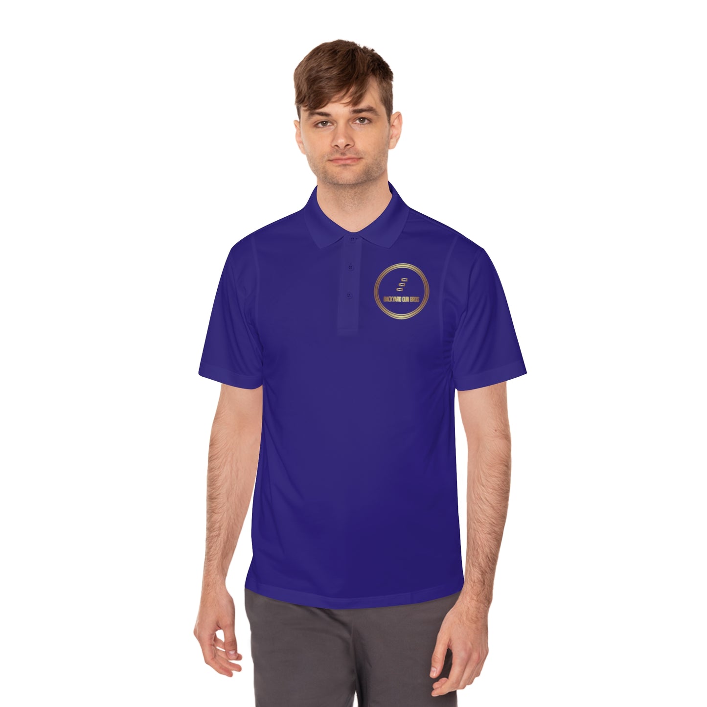 Men's Sport Polo Shirt | YouTube Logo and Dashboard