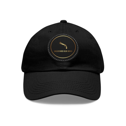 Dad Hat with Leather Patch (Round) | YouTube Alternate Logo