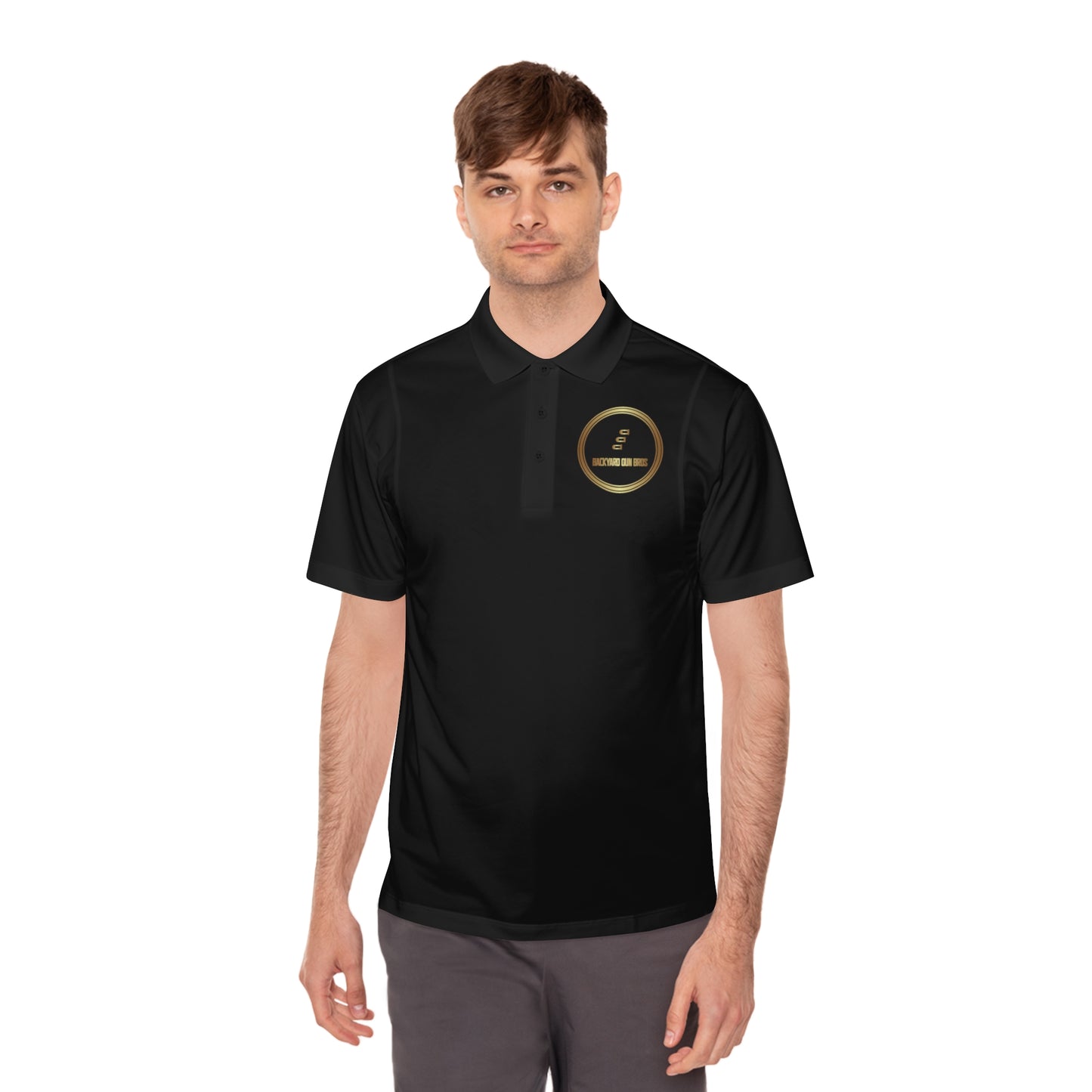 Men's Sport Polo Shirt | YouTube Logo and Dashboard