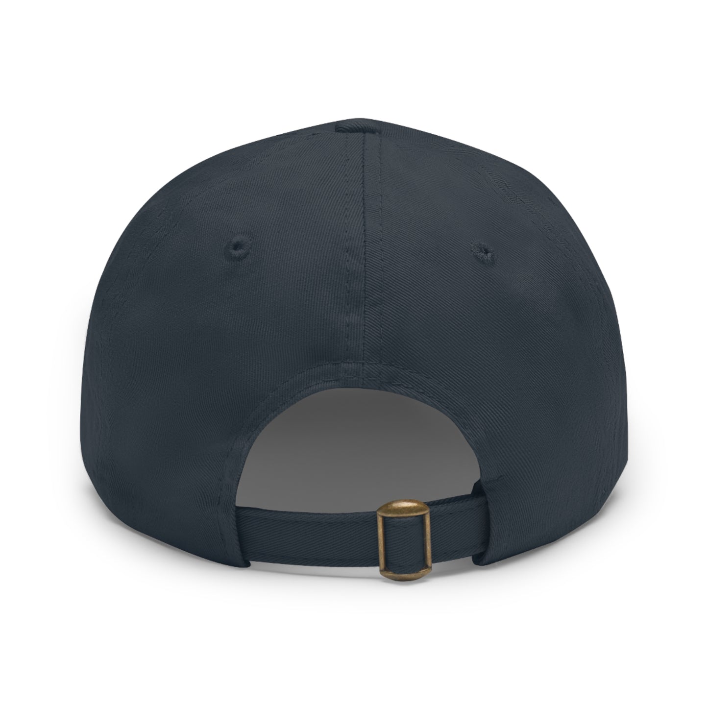 Dad Hat with Leather Patch (Round) | YouTube Alternate Logo