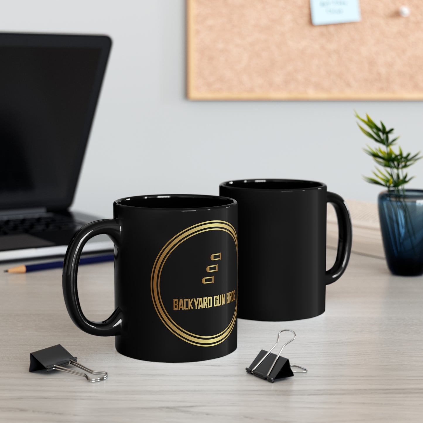 11oz Black Mug | YouTube Logo