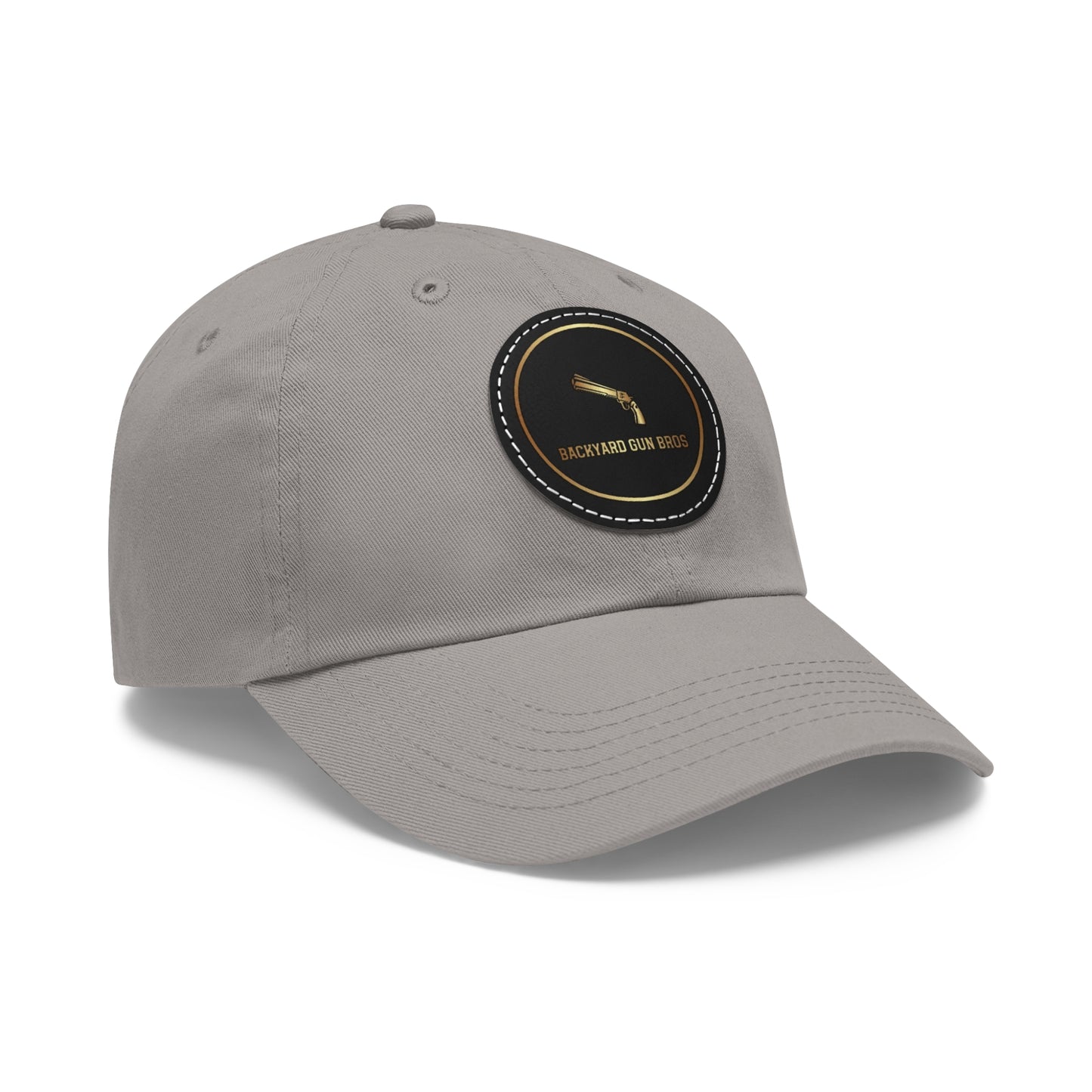 Dad Hat with Leather Patch (Round) | YouTube Alternate Logo